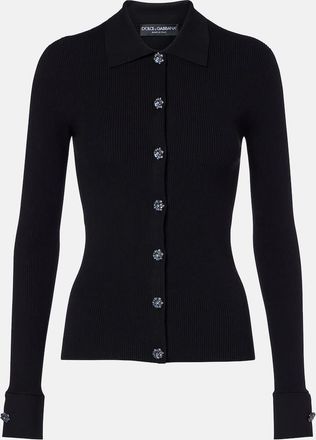 Dolce & Gabbana Ribbed-knit cardigan