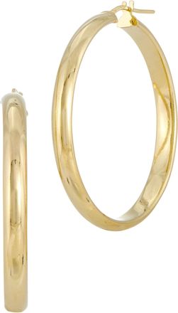 Savvy Cie Jewels 18K ITALIAN GOLD PLATED HOOP 40mm