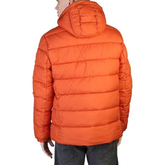 Save The Duck Mens Orange Nylon Bomber Clothing