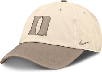 Nike Duke Natural Club Nike Mens College Adjustable Hat in Brown | NC010DTUDU-M4T