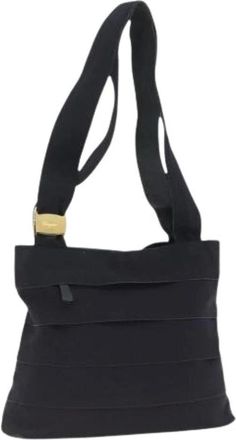 Ferragamo Pre-owned Cross Body Bags, female, Blue, Size: ONE SIZE Pre-owned Canvas Tote Bag