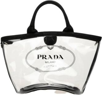 Prada Pre-owned Tote Bags, female, Black, Size: ONE SIZE Pre-owned Satchel