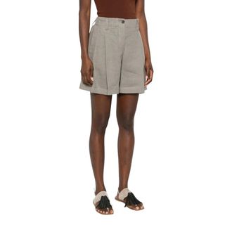 Brunello Cucinelli Mujer, Pantalones cortos, Verde, Talla: S