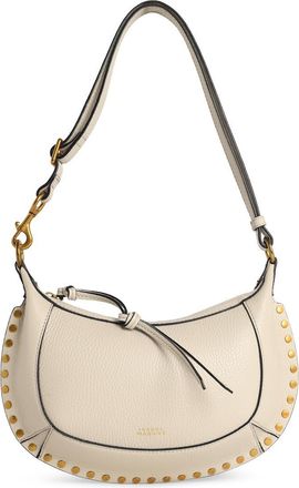 Isabel Marant Bolso Lear de piel flor marfil Oskan Moon de Isabel Marant