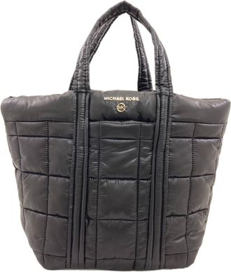 Michael Kors Black Nylon Handbag Tote Bag (Pre-Owned)
