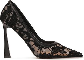 Kazar Kanten avondpumps - Dames - Pumps - Zwart - 40 EU - Leer - Schoenen