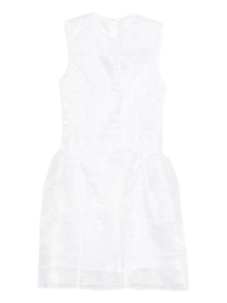 Cecilie Bahnsen Claudie mini dress - women - Polyamide/Polyester/Cupro - 10 - White