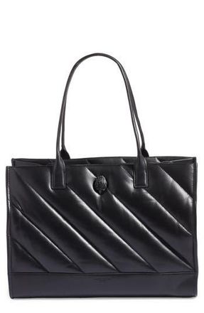 Kurt Geiger Soho Quilted Shopper Tote in Black at Nordstrom Rack