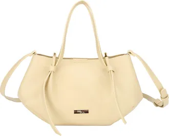 Mali + Lili Mini Lou Lou Vegan Leather Tote in Butter at Nordstrom
