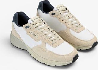 Scalpers Contrasting Suede Sneaker in White at Nordstrom, Size 39