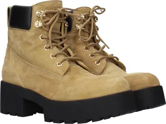 Givenchy Womens Brown Leather Ankle Boots