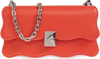 Kate Spade New York Shoulder Bags, female, Red, Size: ONE SIZE Deco Wavy Mini Crossbody Bag
