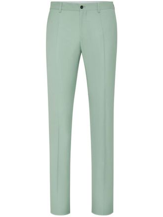 Philipp Plein pressed-crease tailored trousers - Green