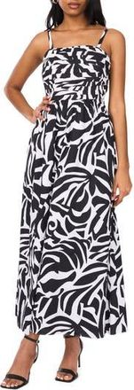 Halogen Pleated Bodice Sleeveless Maxi Dress in Rich Black at Nordstrom Rack, Size Xx-Small