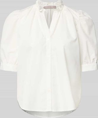 Christian Berg Regular Fit Bluse mit Puff&auml;rmeln in Weiss, Gr&ouml;&szlig;e 38