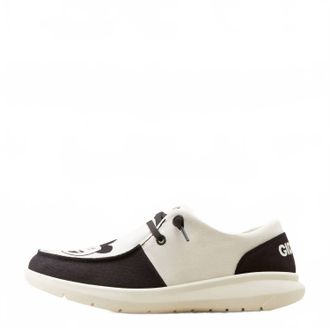 Ariat Womens Milton Menasco Hilo Slip-Ons In Black & White