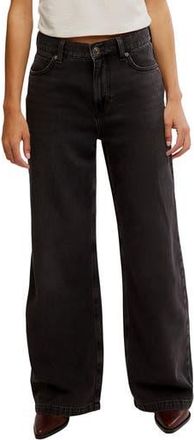 Free People Stride High Waist Wide Leg Jeans in Miles To Go at Nordstrom Rack, Size 32