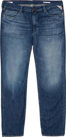Replay Heren, Jeans, Blauw, Maat: W40 L34 Katoen