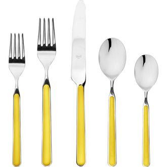 Mepra Fantasia Flatware Set - 20 Pieces in Yellow at Nordstrom