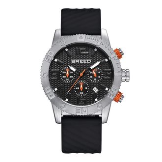 Breed Double Agent Chronograph Quartz Black Dial Mens Watch BRD9501
