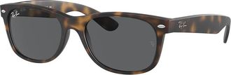 Ray-Ban New Wayfarer Classic Dark Grey Square Unisex Sunglasses RB2132F 865/B1 55