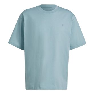 adidas Mens adidas originals Solid Color Short Sleeve Light Gray T-Shirt HC4517