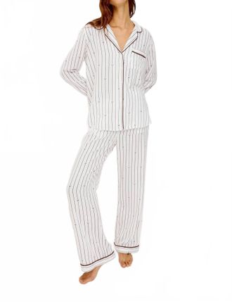 Rails Womens Luna Pajama Set In Striped Lucky Horseshoes