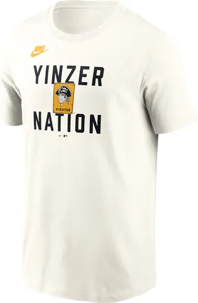 Nike Pittsburgh Pirates Cooperstown 70s Inspired Nike Mens MLB T-Shirt in Brown | N19911KPBB-9V0