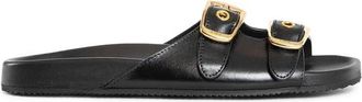 Chlo&eacute; Polly Slippers - Dames - Sandalen - Zwart - 36 EU - Leer - Schoenen