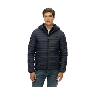 Superdry Fuji Lite Puffer Vest - Heren - Winterjassen - Blauw - S - Jassen