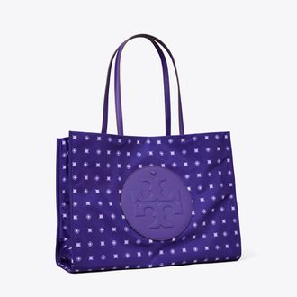 Tory Burch Womens Ella Printed Tote, One Size