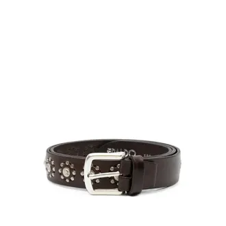 Eraldo Stud-embellished Leather Belt