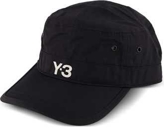 Yohji Yamamoto Accessoires, unisex, Zwart, ONE Size, Katoen, Workwear Cap