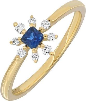 Bony Levy 18K 0.28 Ct. Tw. Diamond & Sapphire Ring