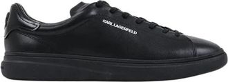 Karl Lagerfeld Kane Sneakers - Heren - Sneakers - Zwart - 40 EU - Leer - Schoenen