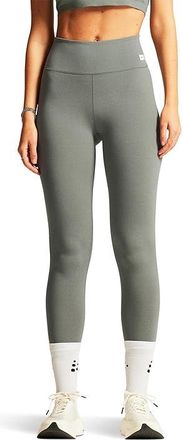 Craft Collective 7/8 Tights Womens Clothing Leaf : SM, Elastane/Jersey/Polyester