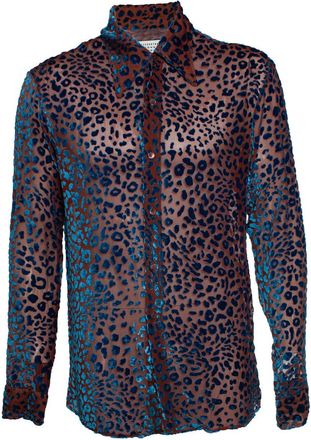 Maison Margiela SS2019 Devore leopard shirt