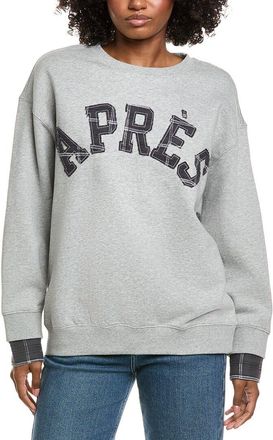 Vintage Havana Apres Applique French Terry Sweatshirt