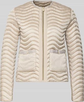 Save The Duck Slim Fit Steppjacke mit aufgesetzten Taschen Modell Tamina in Sand, Gr&ouml;&szlig;e XXL