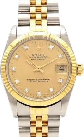 Rolex Pre-owned Datejust Acciaio Oro Giallo - - Pre-owned - Donna - Giallo - ONE SIZE