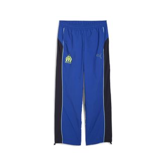 Puma Pantaloni Olympique de Marseille FtblEssentials Cellerator da uomo, Accessori, Blu, XL