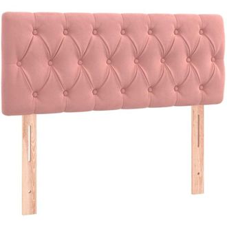 vidaXL Cabecero De Terciopelo Rosa 90x7x78/88 Cm Vidaxl