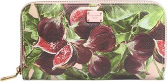 Dolce & Gabbana Leather Zip Around Wallet