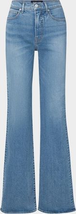 Veronica Beard Crosbie High-Rise Wide-Leg Jeans