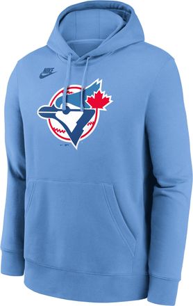 Nike Toronto Blue Jays Cooperstown Logo Club Nike Mens MLB Pullover Hoodie in Blue | NKDK4EYTBJ-9N3