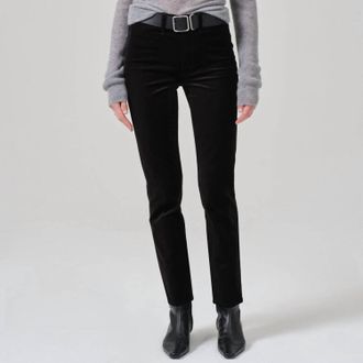 Citizens Of Humanity Isola Crop Slim Jean In Black