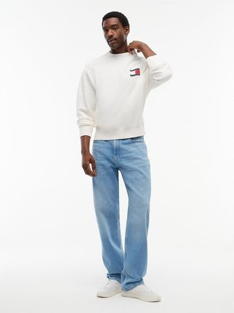 Tommy Hilfiger Mens Tommy Jeans Loose Jean - Light Wash Denim - 30W x 34L