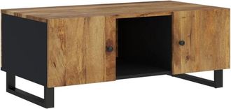 vidaXL Coffee Table 100x54x40 cm Solid Wood Mango&Engineered Wood Vidaxl