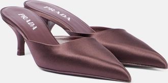 Prada Mules in raso