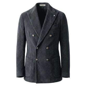 L.B.M. 1911 Blazers, male, Gray, Size: 2XL abiti Cotone